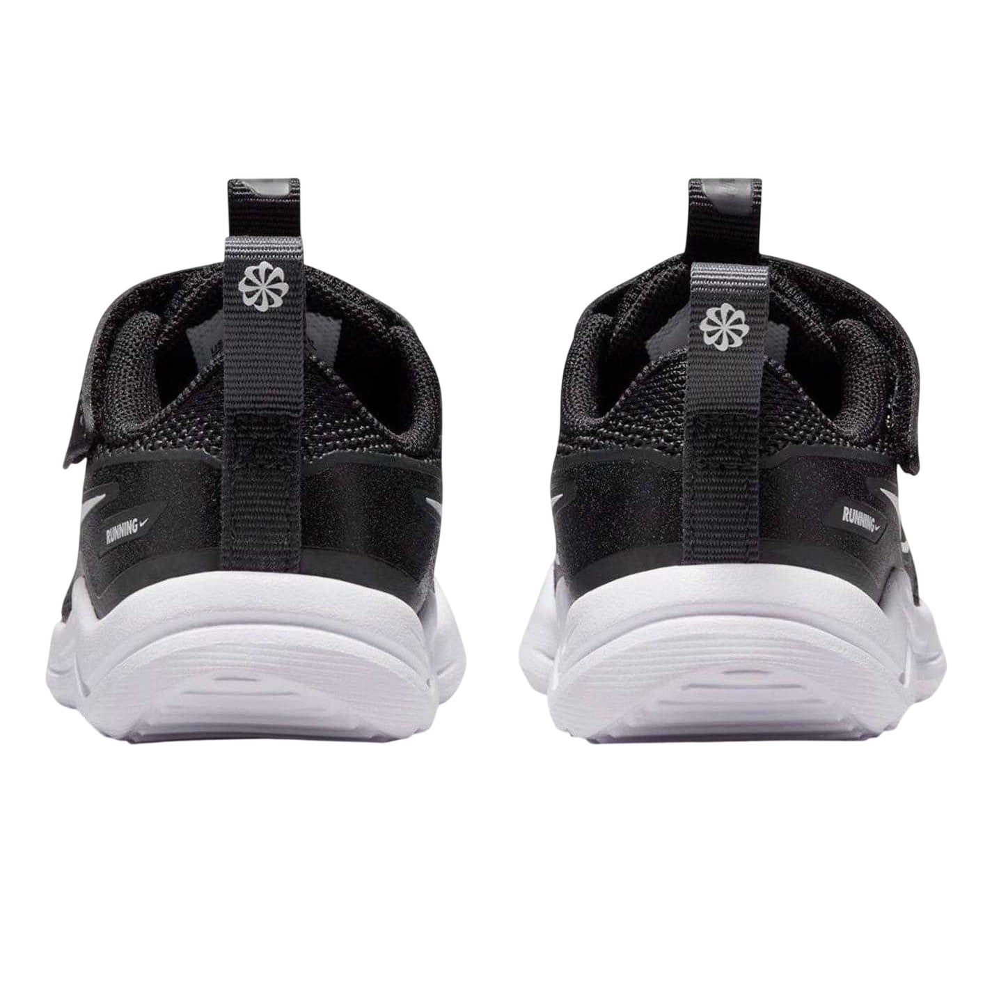 Black-White - Back - Nike Childrens-Kids Downshifter 12 Trainers
