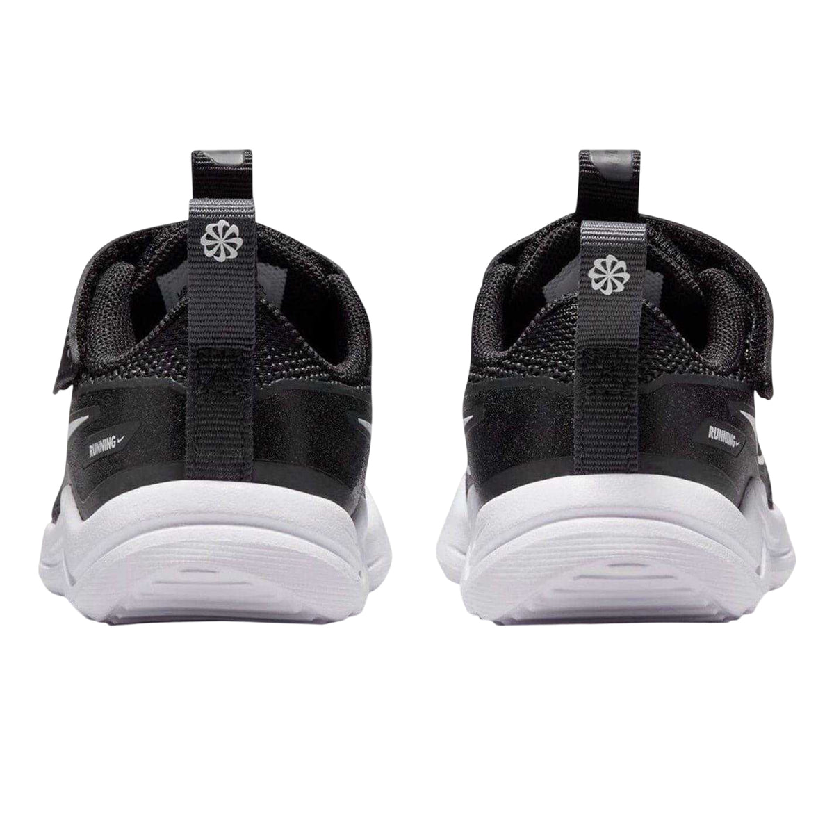 Black-White - Back - Nike Childrens-Kids Downshifter 12 Trainers