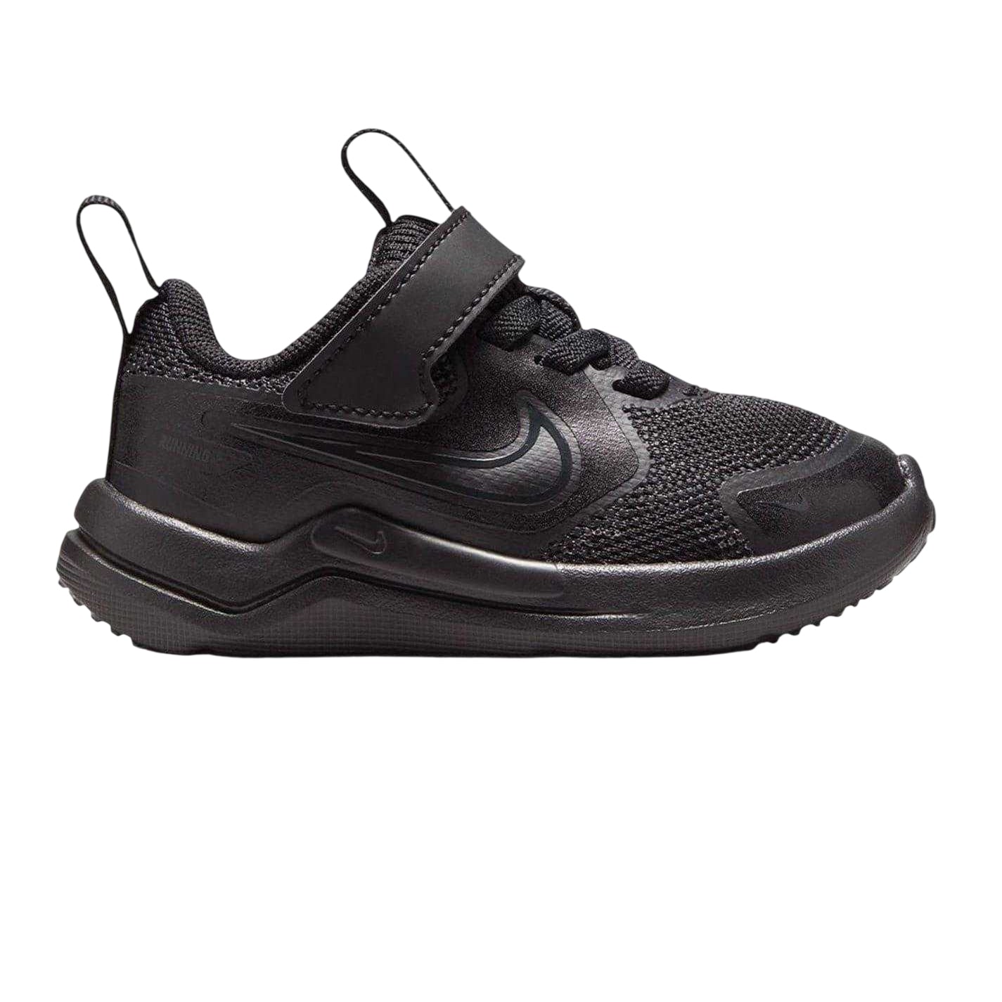 Triple Black - Front - Nike Childrens-Kids Downshifter 12 Trainers
