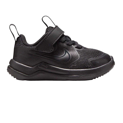 Triple Black - Front - Nike Childrens-Kids Downshifter 12 Trainers