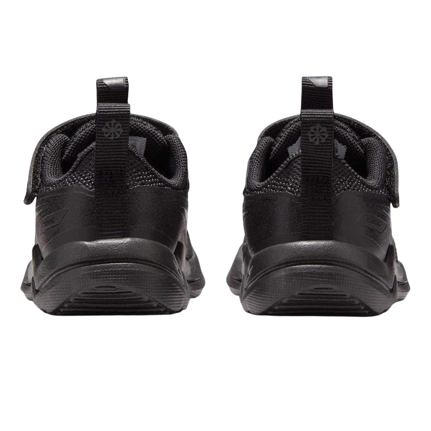Triple Black - Back - Nike Childrens-Kids Downshifter 12 Trainers