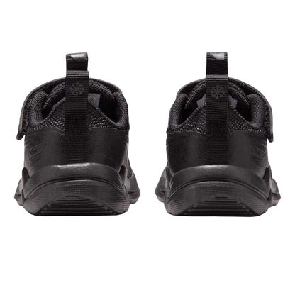 Triple Black - Back - Nike Childrens-Kids Downshifter 12 Trainers