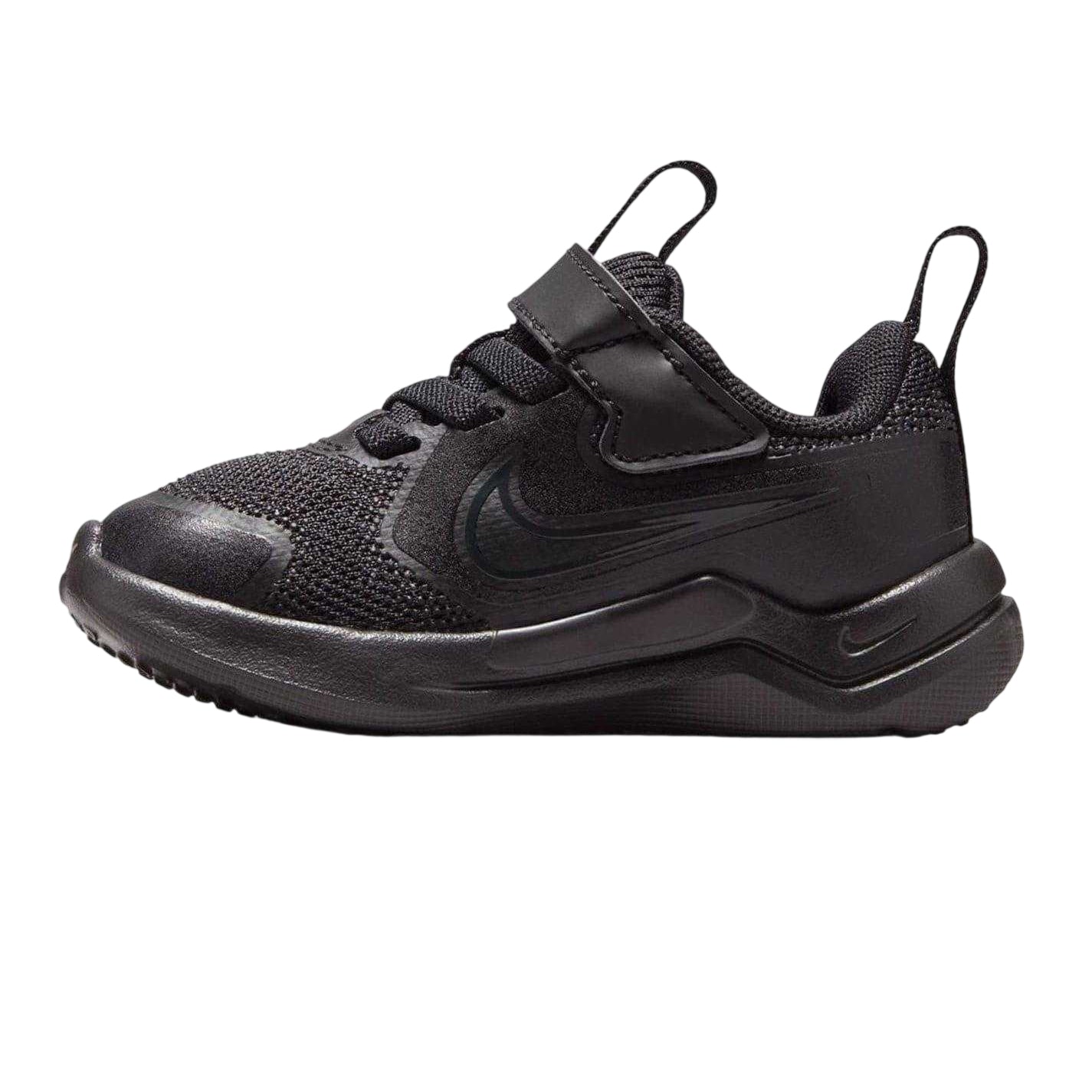 Triple Black - Side - Nike Childrens-Kids Downshifter 12 Trainers