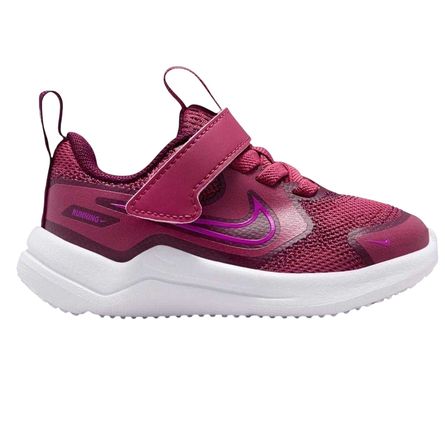 Beet Red - Front - Nike Childrens-Kids Downshifter 12 Trainers