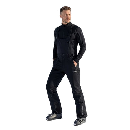 Black - Side - Head Mens Countdown Skiing Salopettes