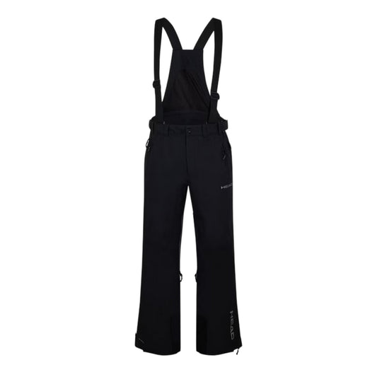 Black - Front - Head Mens Countdown Skiing Salopettes