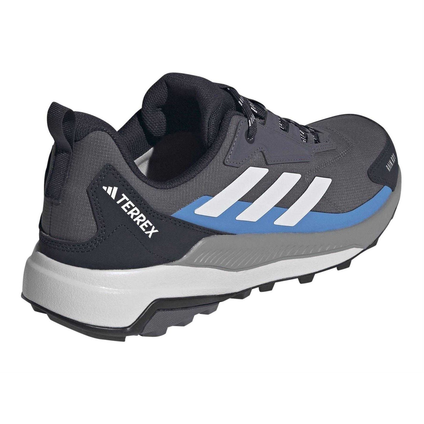Aurora Black-Grey - Back - Adidas Mens Terrex Anylander Rain.RDY Hiking Shoes