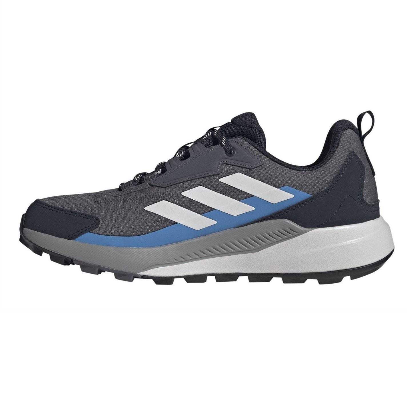 Aurora Black-Grey - Side - Adidas Mens Terrex Anylander Rain.RDY Hiking Shoes