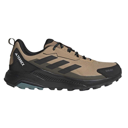 Brown-Black - Front - Adidas Mens Terrex Anylander Rain.RDY Hiking Shoes