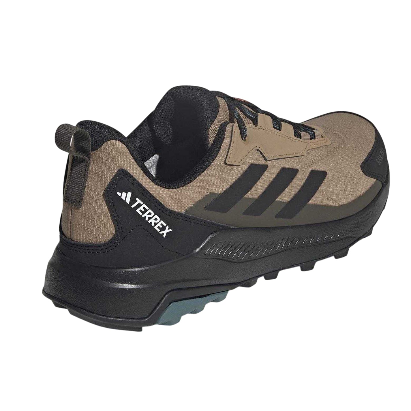 Brown-Black - Back - Adidas Mens Terrex Anylander Rain.RDY Hiking Shoes