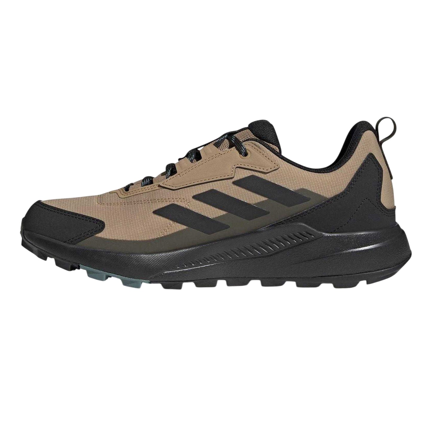 Brown-Black - Side - Adidas Mens Terrex Anylander Rain.RDY Hiking Shoes