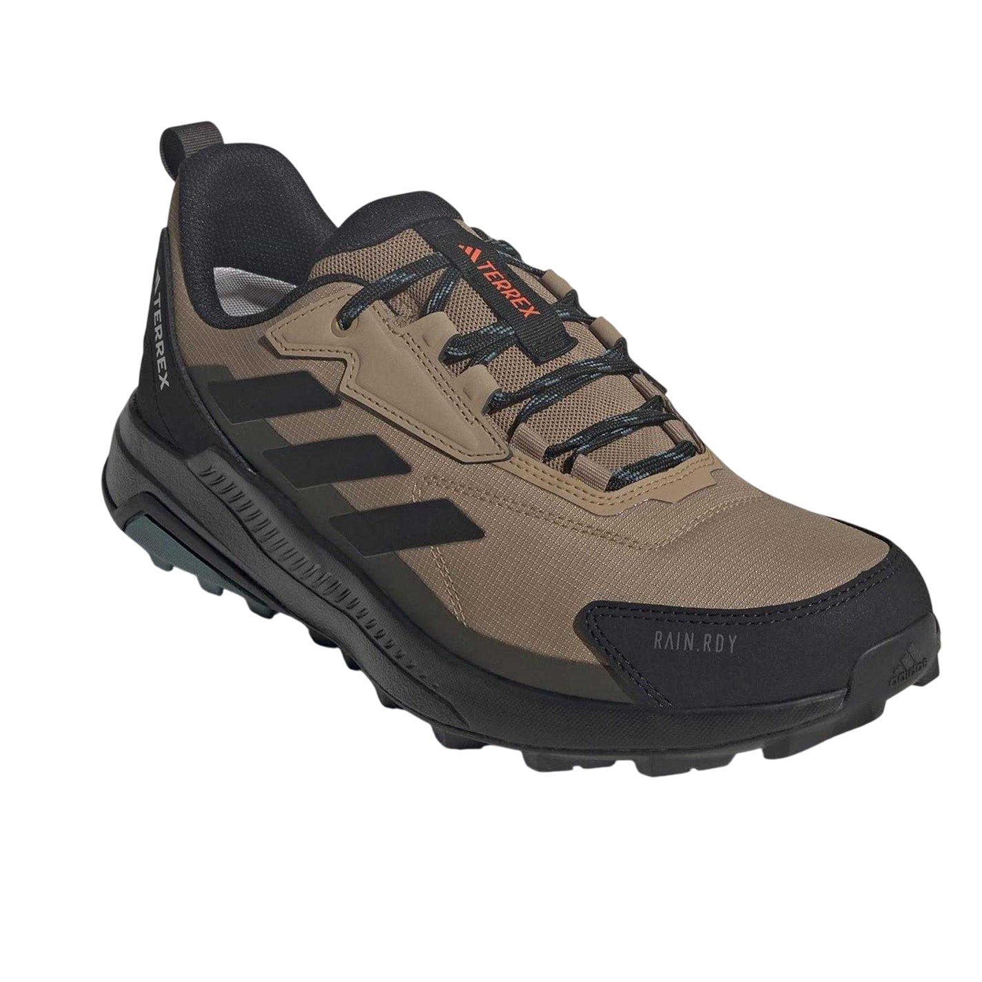 Brown-Black - Pack Shot - Adidas Mens Terrex Anylander Rain.RDY Hiking Shoes