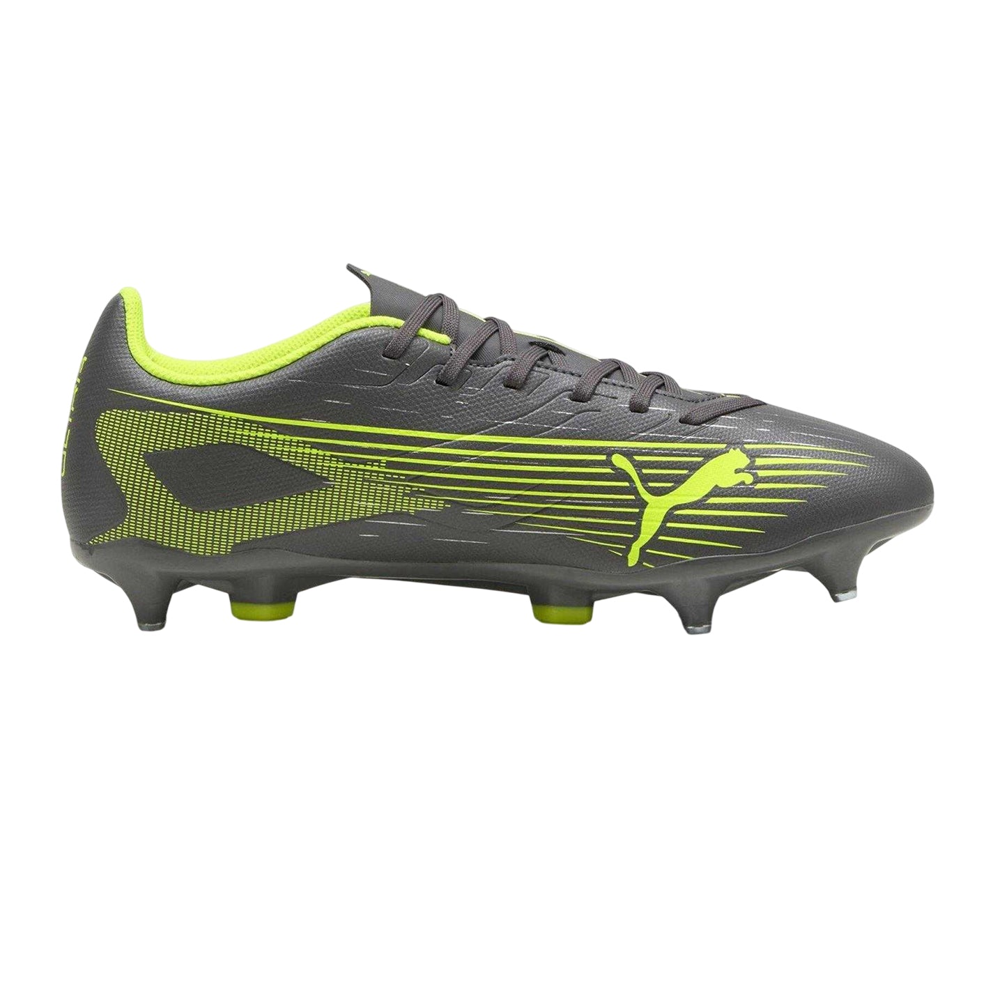 Matted Silver - Front - Puma Mens Ultra Play Cleated Soft Ground Football Boots
