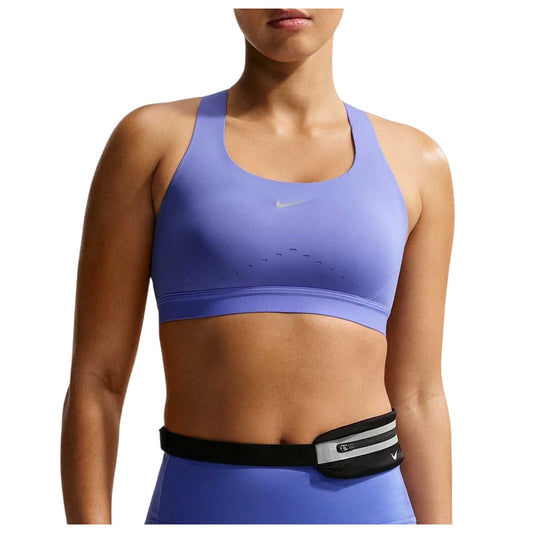 Purple - Front - Nike Womens-Ladies Swoosh Sports Bra