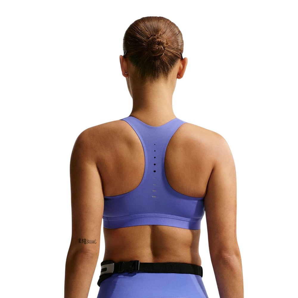 Purple - Back - Nike Womens-Ladies Swoosh Sports Bra
