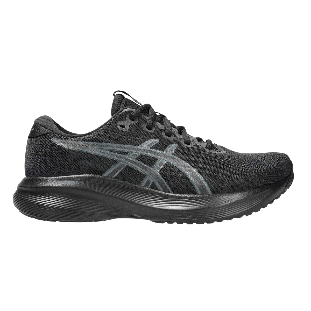 Black-Grey - Front - Asics Womens-Ladies Gel Excite Shoes