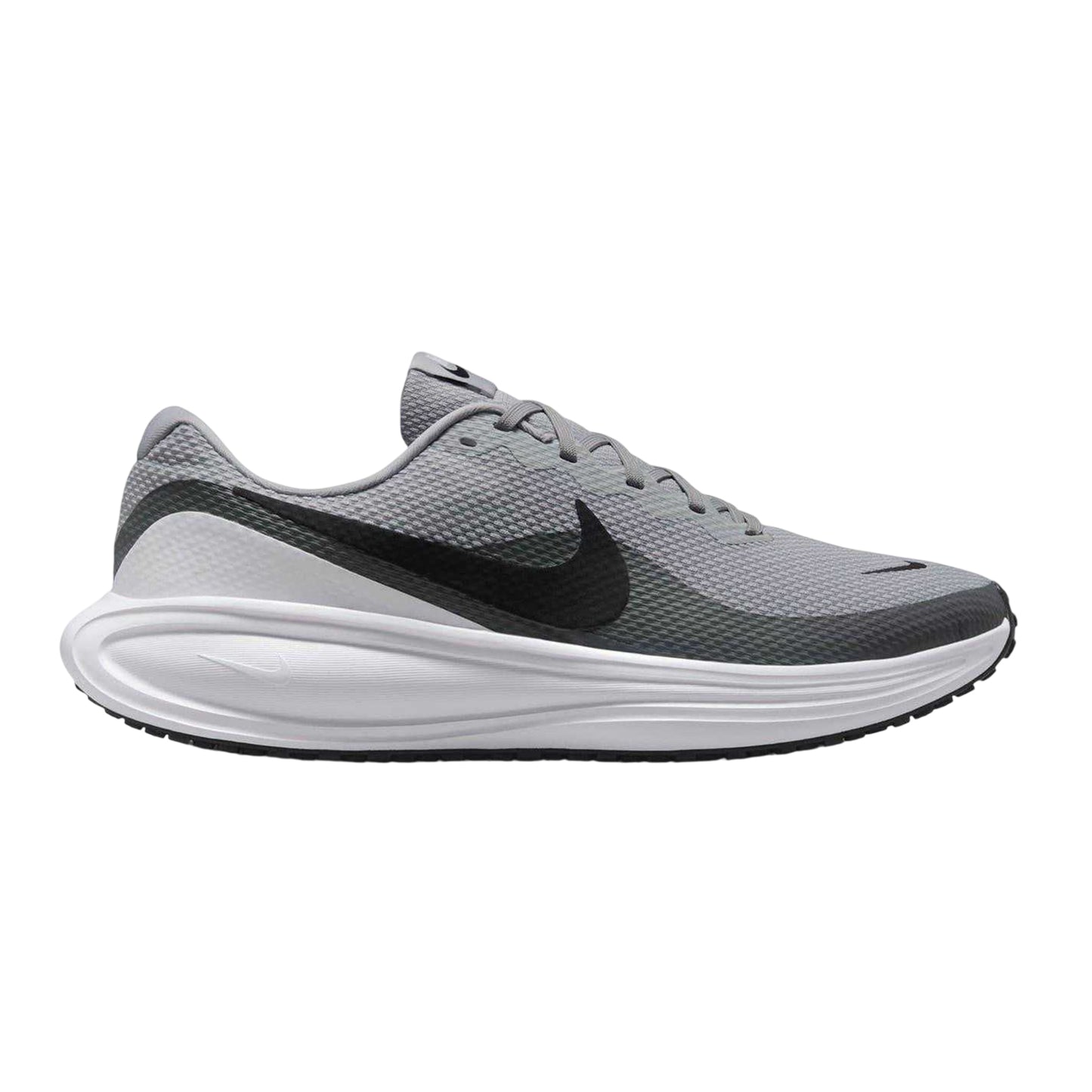 Grey-White - Front - Nike Mens Revolution 7 Trainers