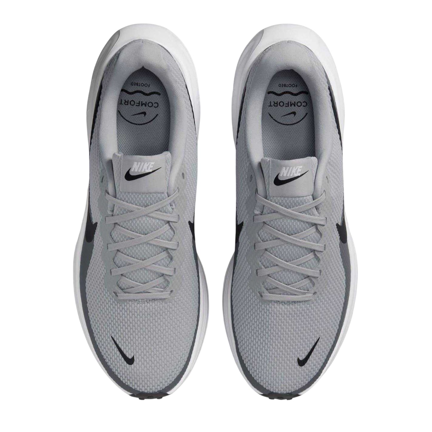 Grey-White - Side - Nike Mens Revolution 7 Trainers
