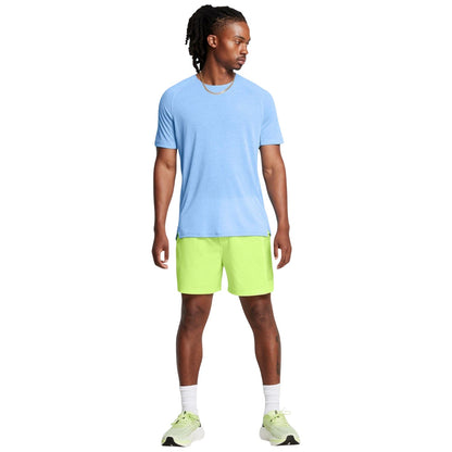 Blue - Pack Shot - Under Armour Mens Launch Trail T-Shirt