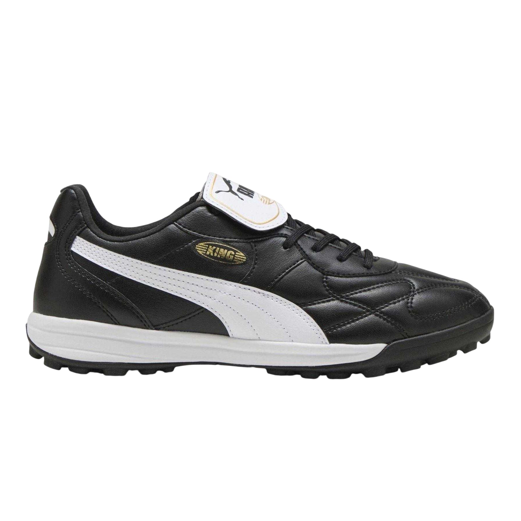 Puma Black - Front - Puma Mens King Top Rubber Astro Turf Trainers