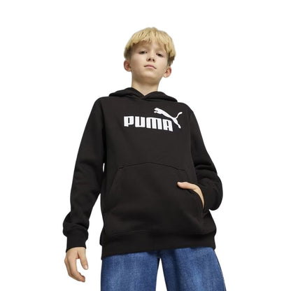 Black - Side - Puma Boys No.1 Cotton Hoodie