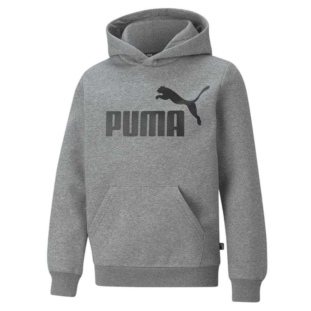 Grey - Front - Puma Boys No.1 Cotton Hoodie