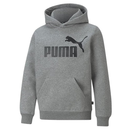 Grey - Front - Puma Boys No.1 Cotton Hoodie