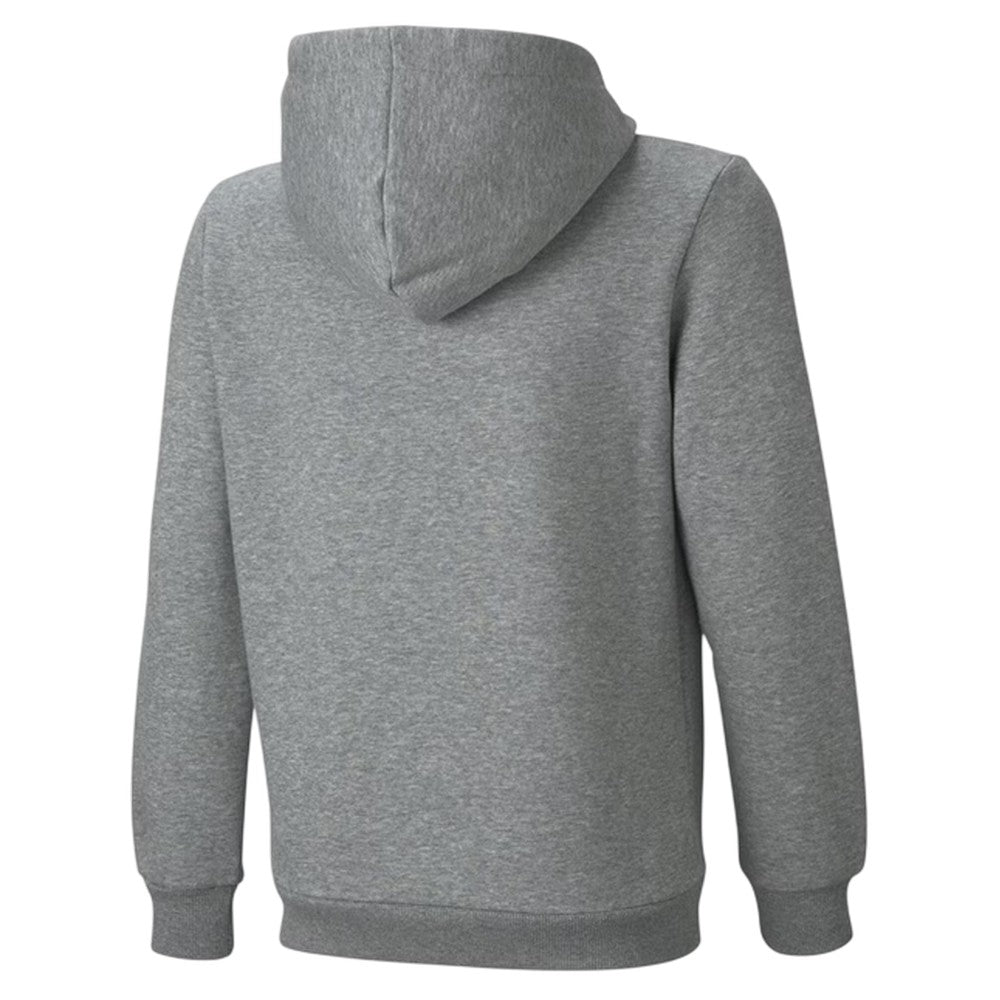 Grey - Back - Puma Boys No.1 Cotton Hoodie