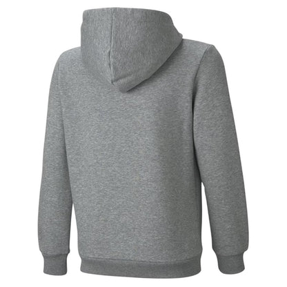 Grey - Back - Puma Boys No.1 Cotton Hoodie