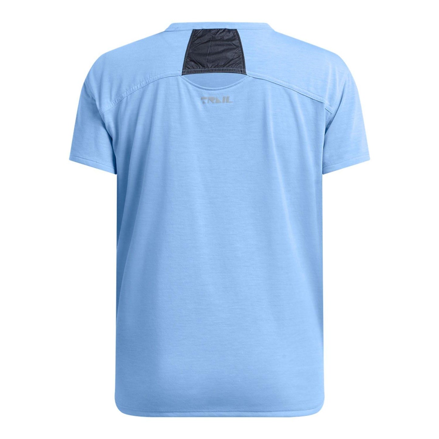Blue - Back - Under Armour Womens-Ladies Launch Trail Short-Sleeved Running T-Shirt