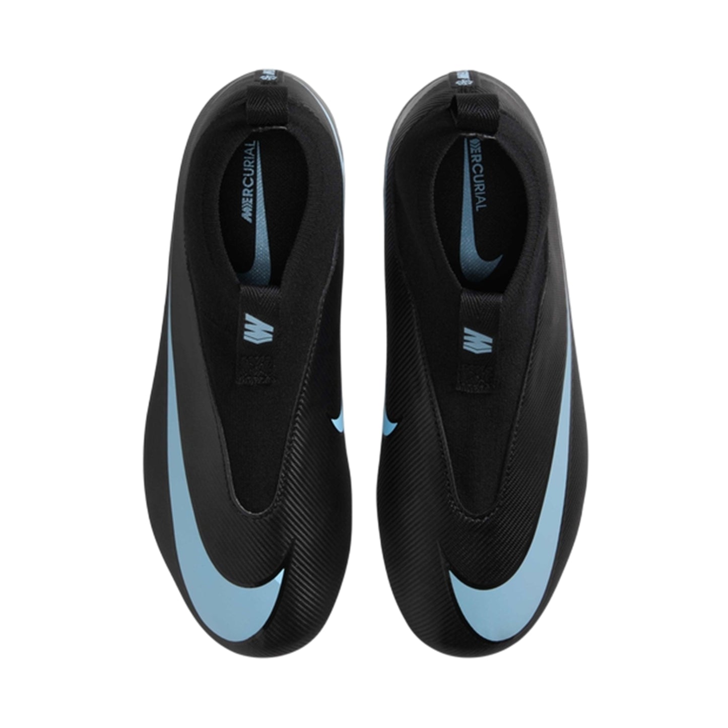 Black-Blue - Side - Nike Childrens-Kids Mercurial Superfly 10 Firm Ground Football Boots