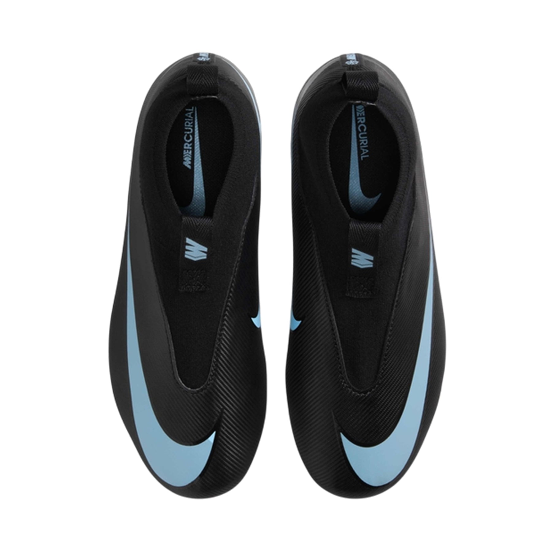 Black-Blue - Side - Nike Childrens-Kids Mercurial Superfly 10 Firm Ground Football Boots