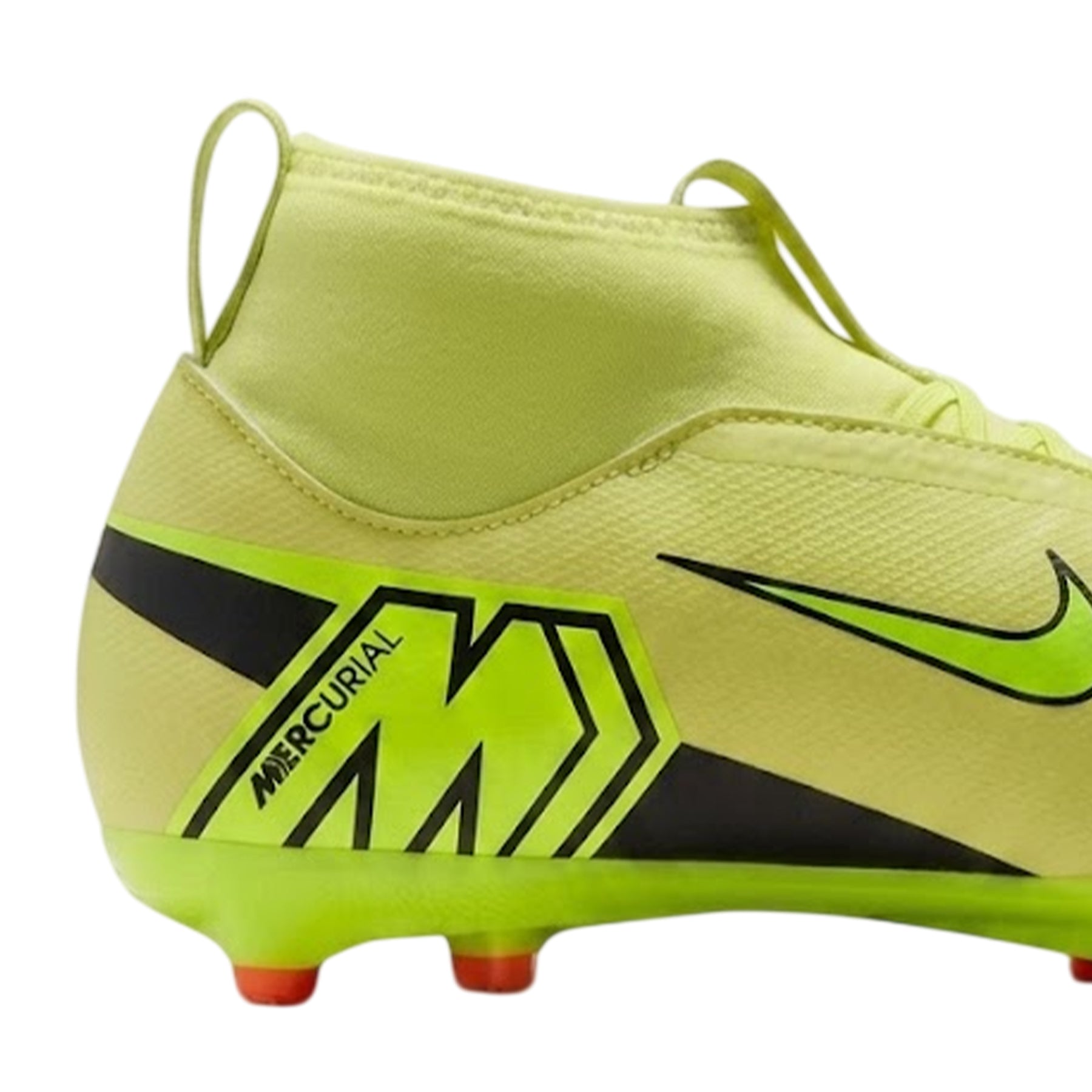 Volt-Crimson - Side - Nike Childrens-Kids Mercurial Superfly 10 Firm Ground Football Boots