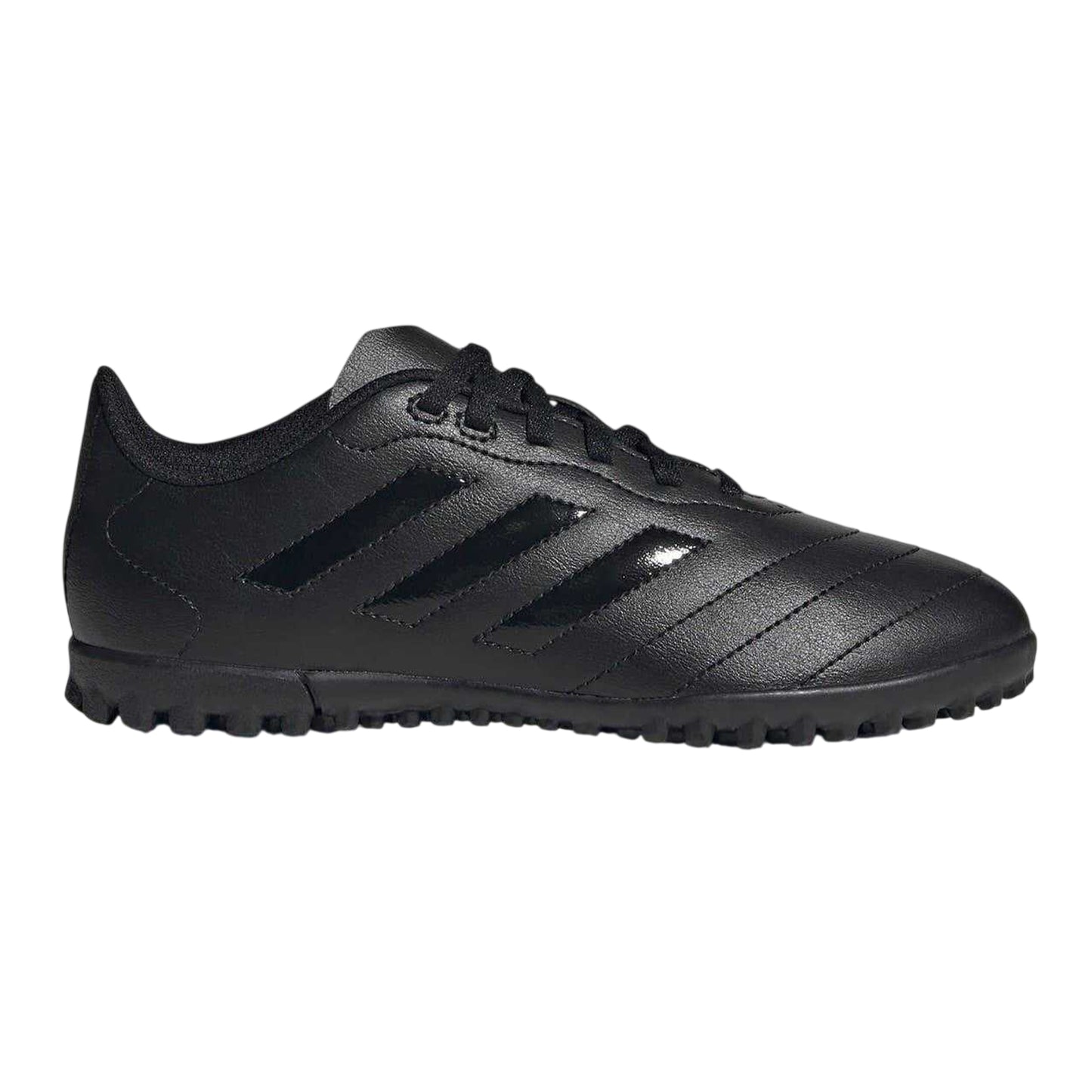 Black - Front - Adidas Childrens-Kids Goletto Leather Astro Turf Trainers