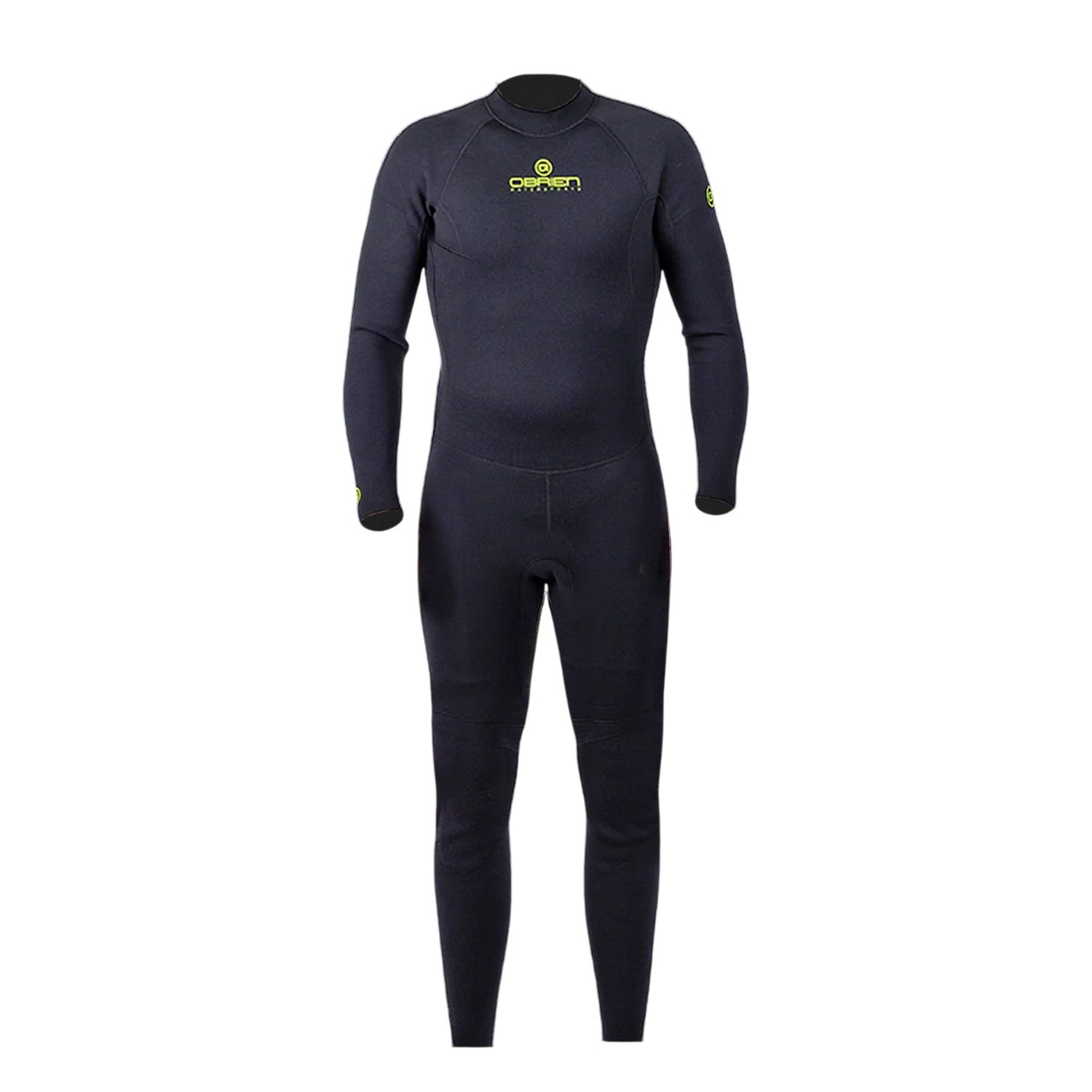 Black - Front - O´Brien Mens Full Wetsuit