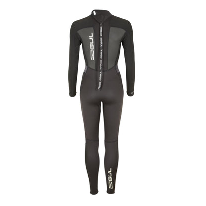 Black - Back - Gul Womens-Ladies Full Wetsuit