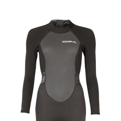 Black - Side - Gul Womens-Ladies Full Wetsuit