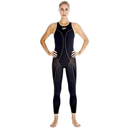 Blue - Front - Speedo Womens-Ladies Elite Wetsuit