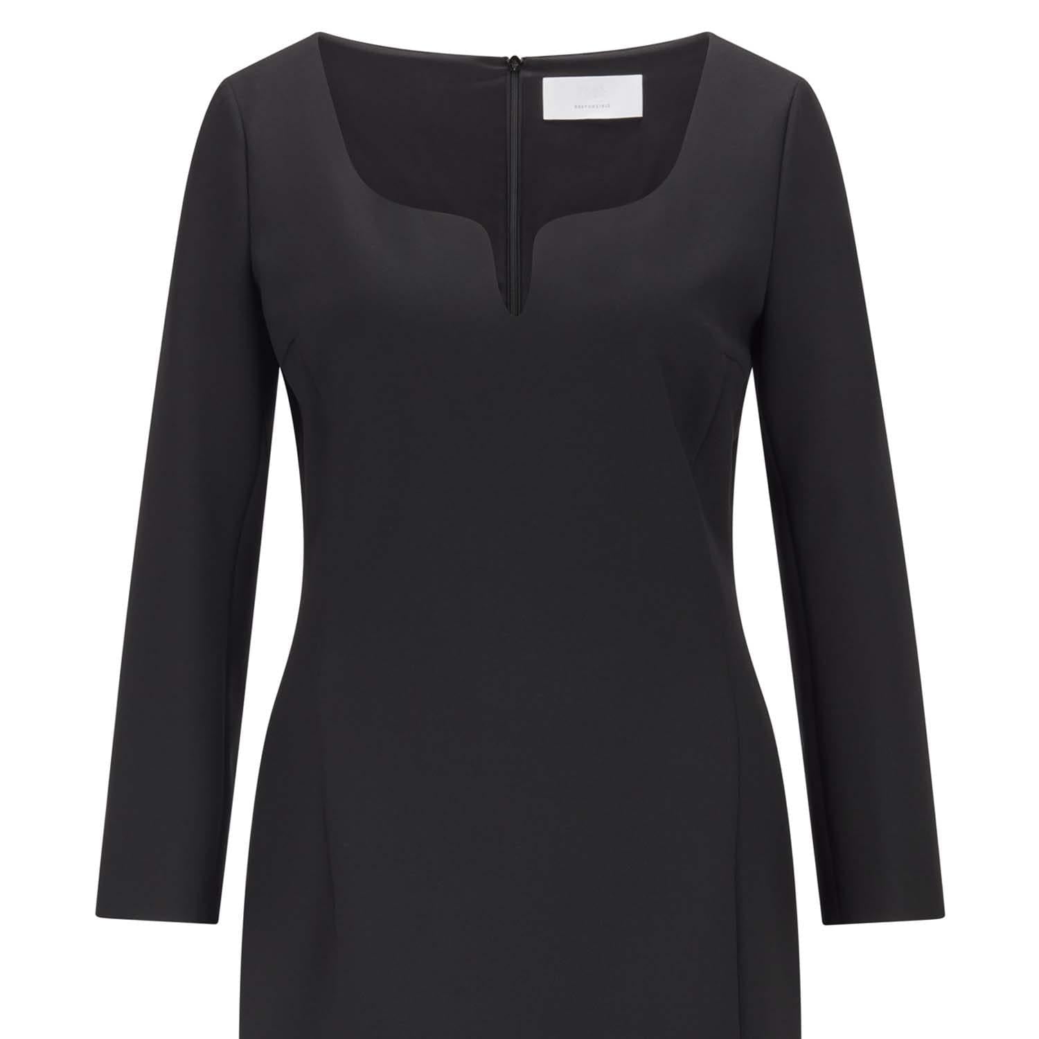 Black - Lifestyle - Boss Womens-Ladies Dihera1 Dress