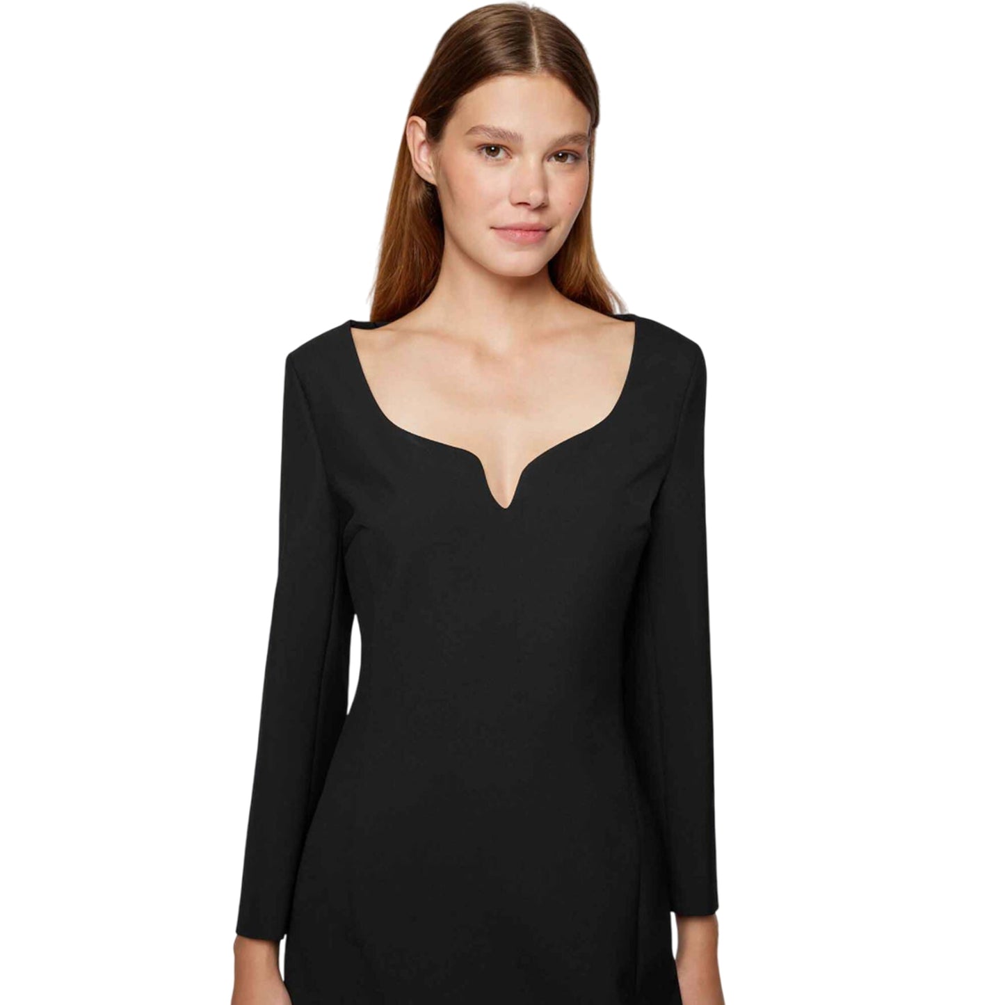 Black - Pack Shot - Boss Womens-Ladies Dihera1 Dress