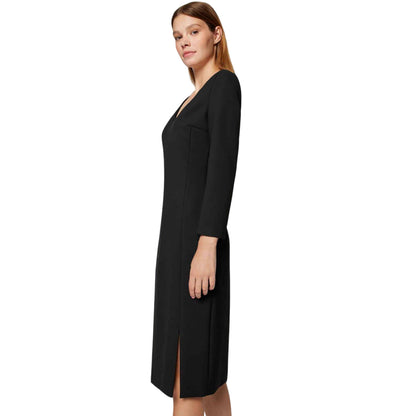 Black - Side - Boss Womens-Ladies Dihera1 Dress