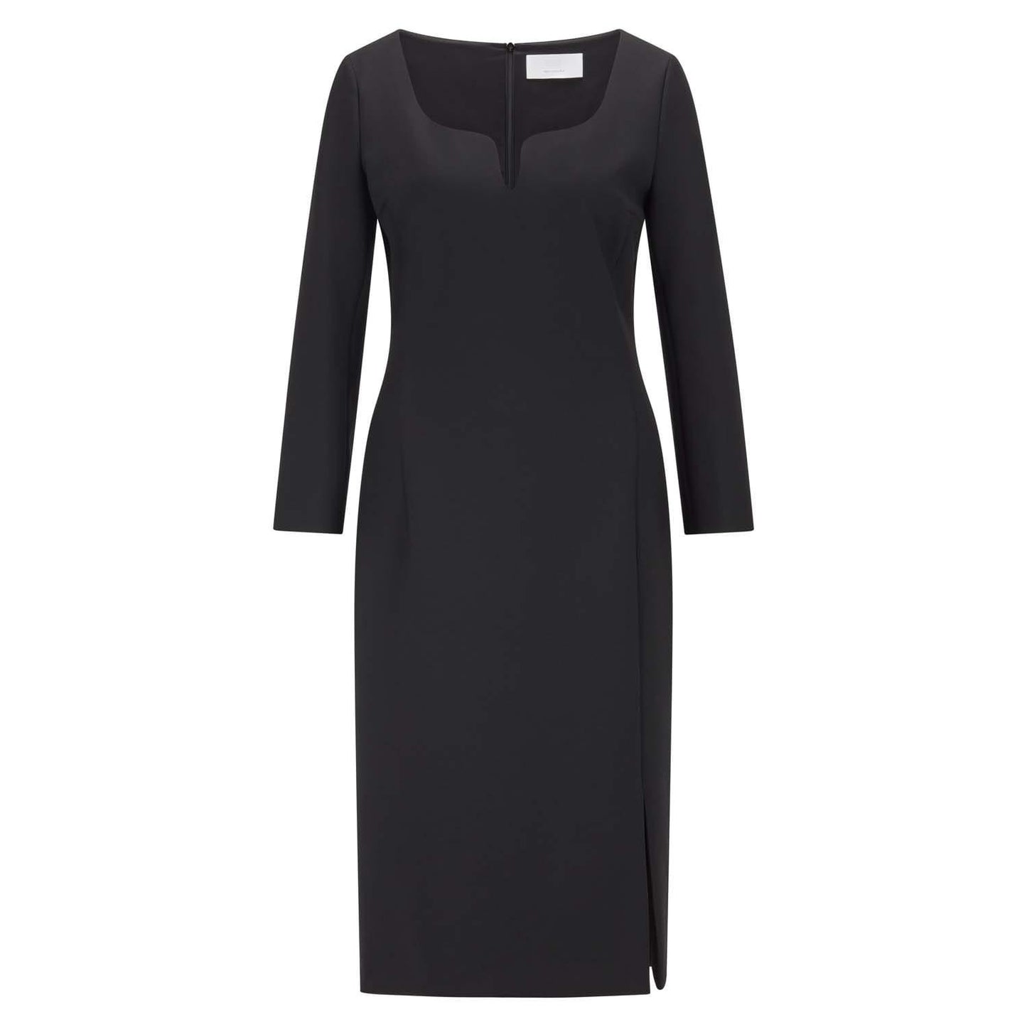 Black - Front - Boss Womens-Ladies Dihera1 Dress