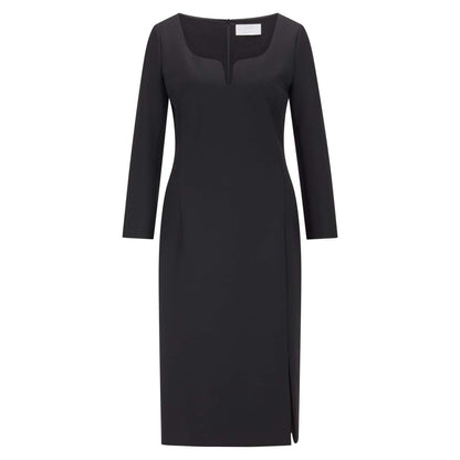 Black - Front - Boss Womens-Ladies Dihera1 Dress