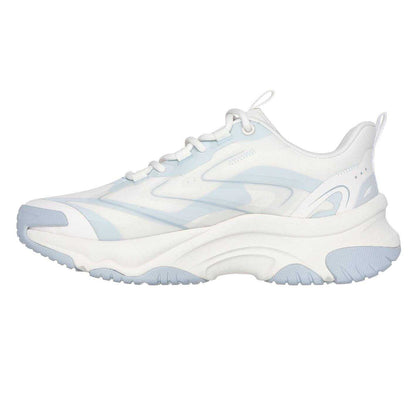Light Blue - Back - Skechers Childrens-Kids Anti Gravity Mesh Lace Up Running Trainers