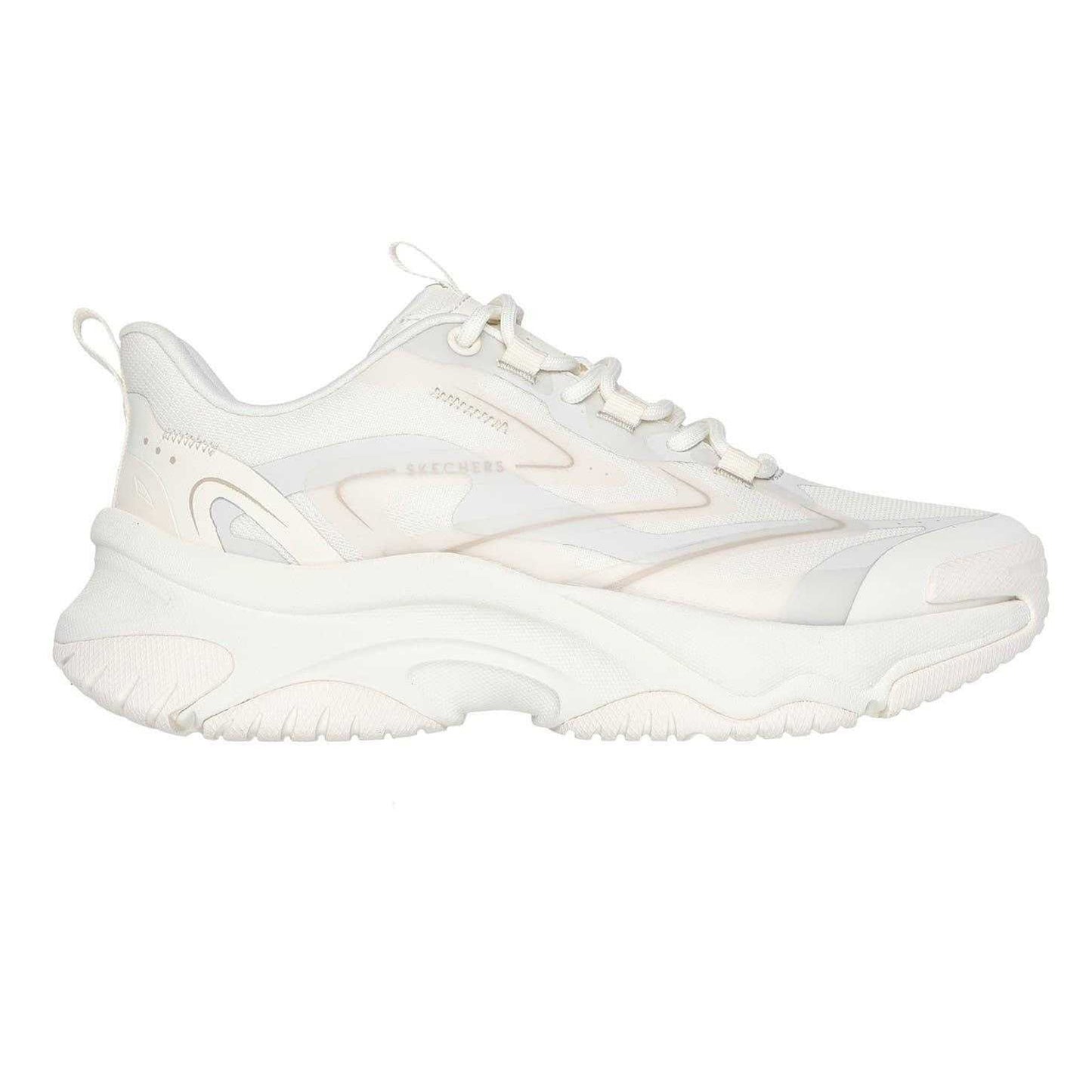 Off White - Front - Skechers Childrens-Kids Anti Gravity Mesh Lace Up Running Trainers