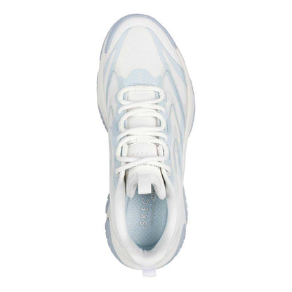 Light Blue - Side - Skechers Childrens-Kids Anti Gravity Mesh Lace Up Running Trainers