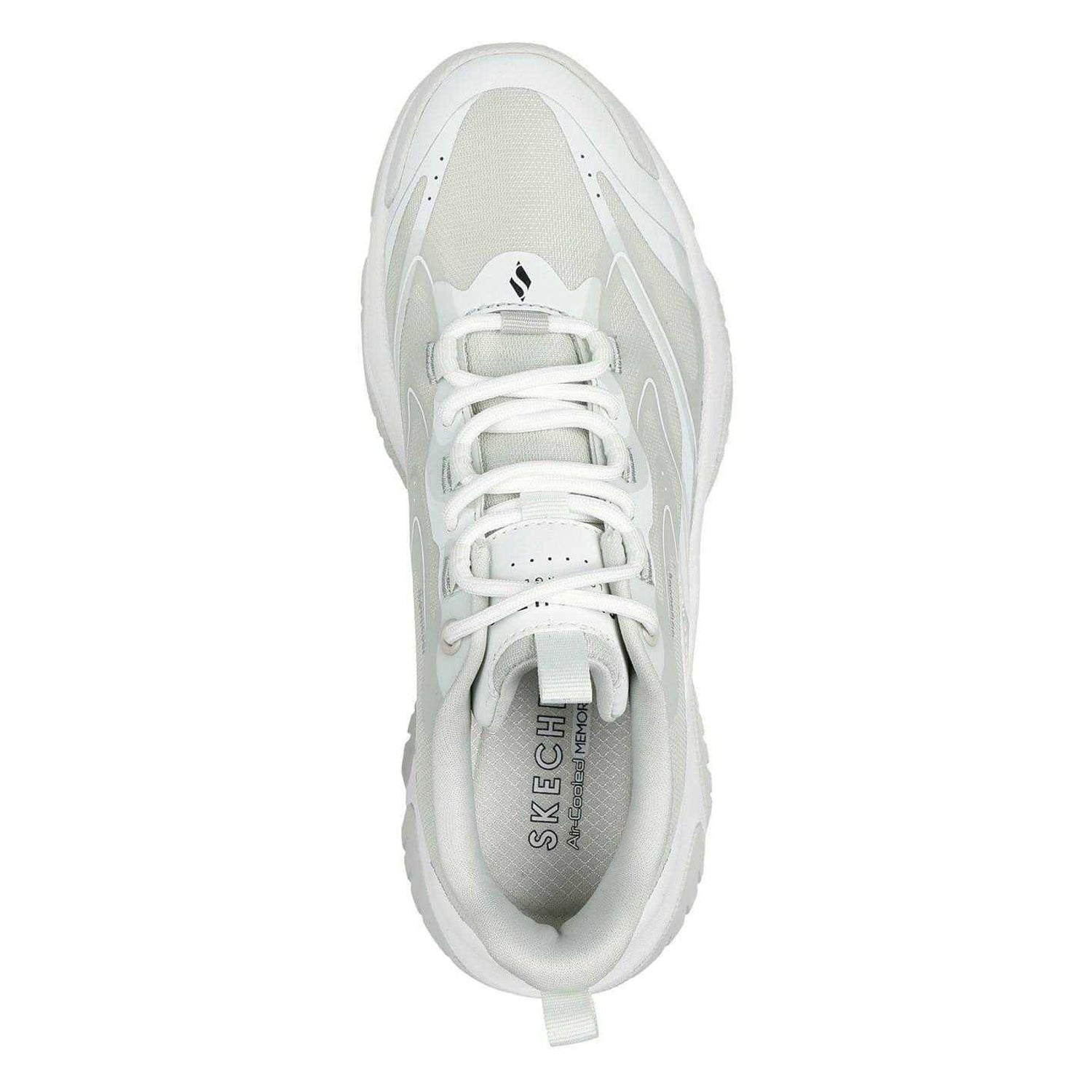 Light Green - Side - Skechers Childrens-Kids Anti Gravity Mesh Lace Up Running Trainers