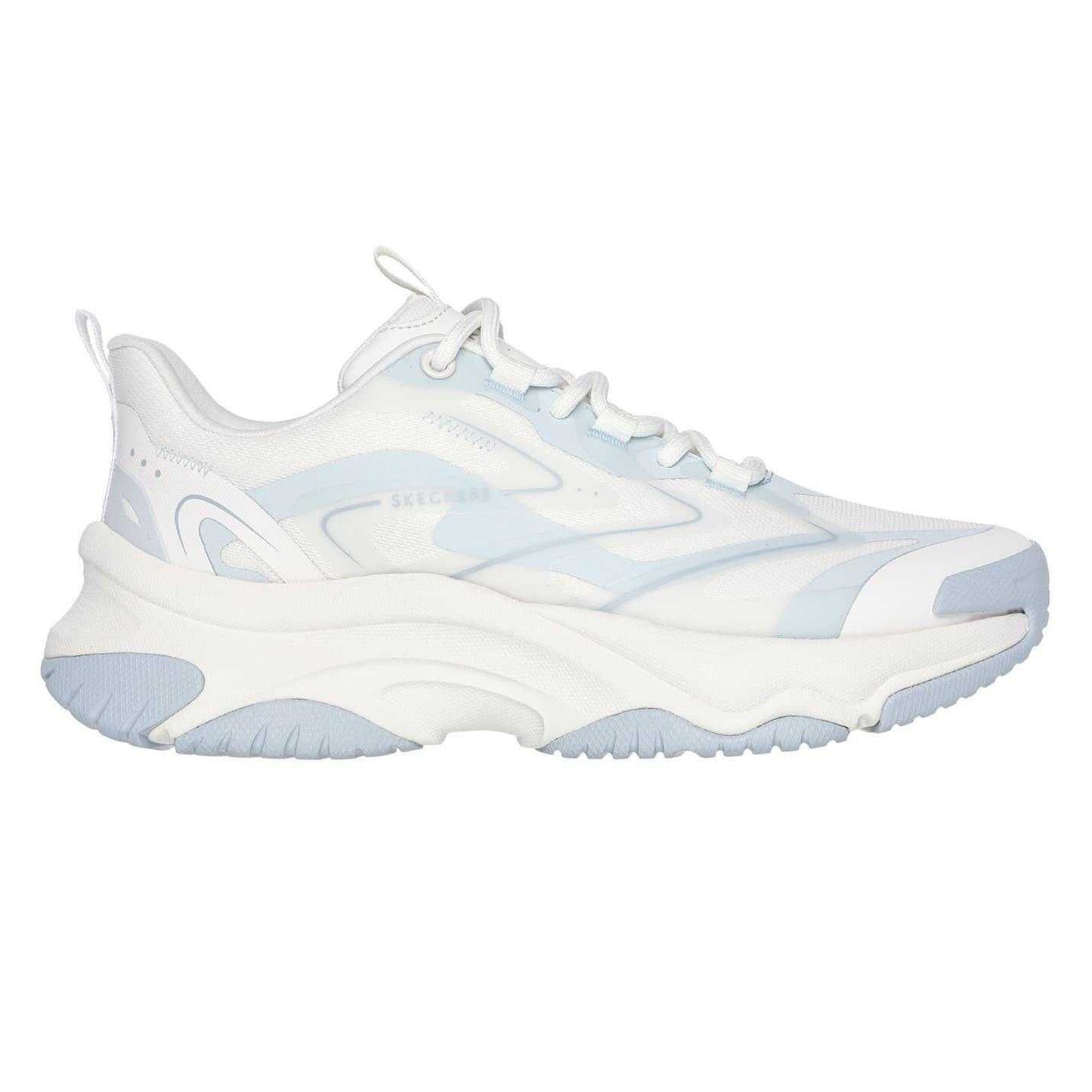 Light Blue - Front - Skechers Childrens-Kids Anti Gravity Mesh Lace Up Running Trainers