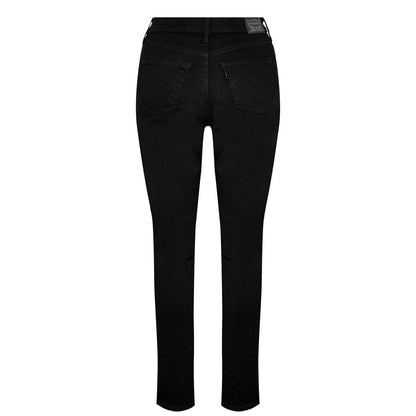 Soft Black - Back - Levis Womens-Ladies 311 Shaping Skinny Jeans