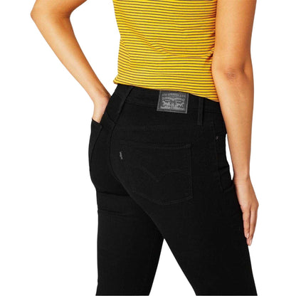 Soft Black - Side - Levis Womens-Ladies 311 Shaping Skinny Jeans
